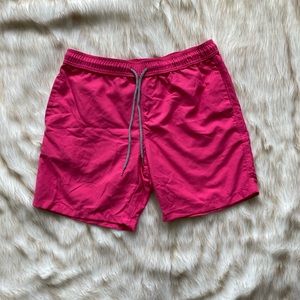 Vintage Men’s Pink Swim Trunks